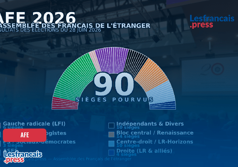Les 90 nouveaux conseillers élus de l’Assemblée des Français de l’étranger